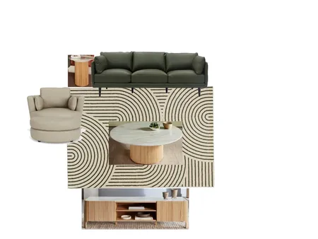 Green and Beige with Nick Scali Parc collection Interior Design Mood Board by kathok on Style Sourcebook