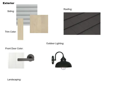 Coastal Home Exterior Interior Design Mood Board by goodrich.lauren@gmail.com on Style Sourcebook