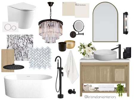 High End Bathroom Interior Design Mood Board by kris_melanie on Style Sourcebook