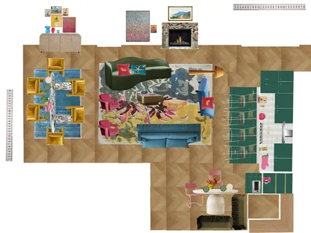 Great Room Space Planning Scale Interior Design Mood Board by dl2407 on Style Sourcebook