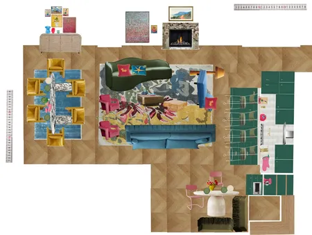 Great Room Space Planning Scale Interior Design Mood Board by dl2407 on Style Sourcebook
