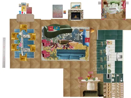 Great Room Space Planning Scale Interior Design Mood Board by dl2407 on Style Sourcebook