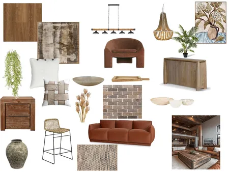 Modern Rustic Design style Interior Design Mood Board by nya.semu@gmail.com on Style Sourcebook