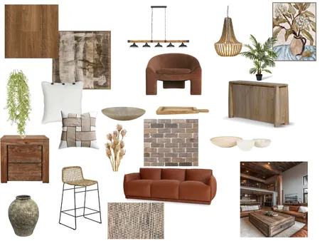 Modern Rustic Design style Interior Design Mood Board by nya.semu@gmail.com on Style Sourcebook