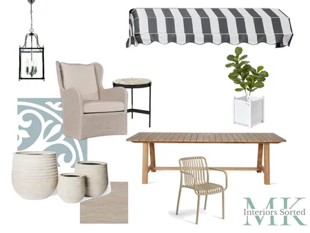 French Inspired Courtyard Interior Design Mood Board by MK Interiors Sorted on Style Sourcebook