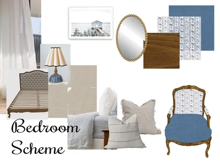 BEDROOM SCHEME- REUPHOLSTERY Interior Design Mood Board by ellaaa_17 on Style Sourcebook