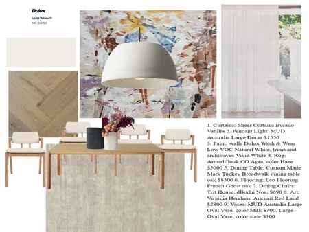 Dining Room Interior Design Mood Board by houseofrein on Style Sourcebook