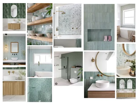 Bathroom - Feature Tile Wall Concepts Interior Design Mood Board by Jo Roberts on Style Sourcebook