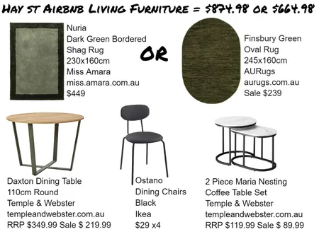 Hay st AirBnb Living Interior Design Mood Board by Katelyn Scanlan on Style Sourcebook