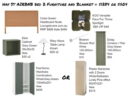 Hay St AirBnB Bed 2 Interior Design Mood Board by Katelyn Scanlan on Style Sourcebook