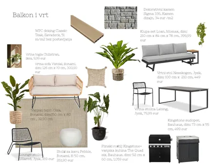 Terasa i balkon Interior Design Mood Board by acikovic on Style Sourcebook