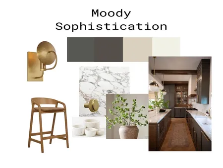 C.Faught Moody Sophistication - Kitchen 1.2 Interior Design Mood Board by alexnihmey on Style Sourcebook