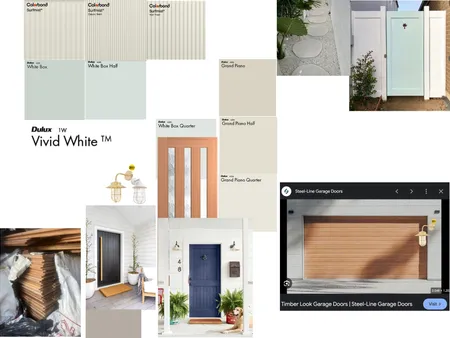 West End Front Entry & Garage Interior Design Mood Board by jodylbell@hotmail.com on Style Sourcebook