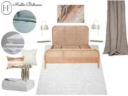 Rourke - Master Bedroom Interior Design Mood Board by Ivy + Finch Design on Style Sourcebook
