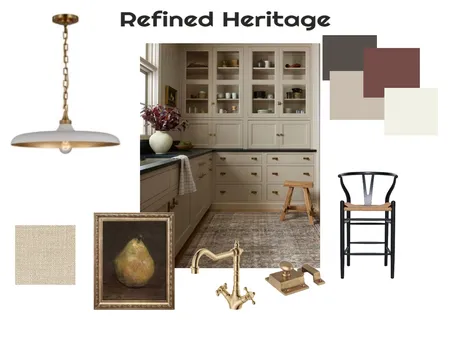 C.Faught Refined Heritage Kitchen Interior Design Mood Board by alexnihmey on Style Sourcebook