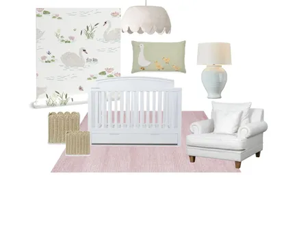Timelessa Swan Nursery Interior Design Mood Board by mellysstudio on Style Sourcebook