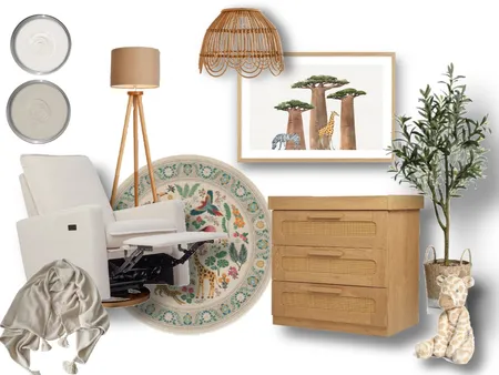 Aylward Project - Nursery opt 1 Interior Design Mood Board by Rocky Cove Interiors on Style Sourcebook