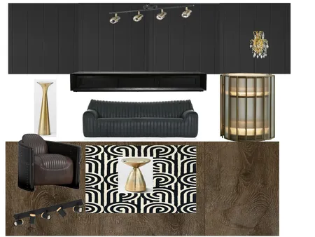 Media Room Interior Design Mood Board by saloni.devwork@gmail.com on Style Sourcebook