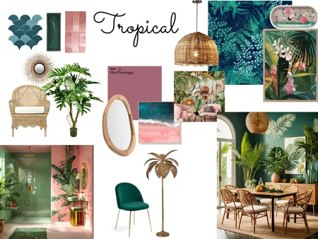 Tropical - Module 3 IDI Interior Design Mood Board by gomezk436@gmail.com on Style Sourcebook