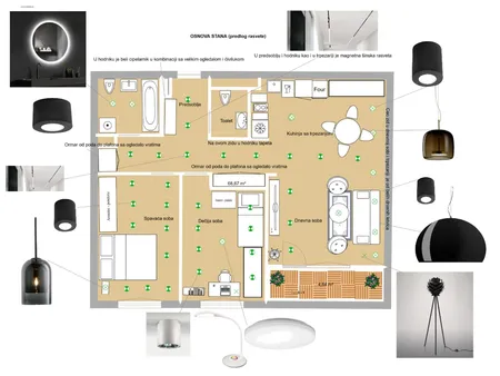 Predlog rasvete stana V1 Interior Design Mood Board by Vesna Vučetić on Style Sourcebook