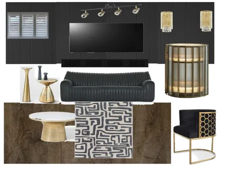 Media Room Interior Design Mood Board by saloni.devwork@gmail.com on Style Sourcebook
