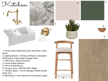 Mod 9 - Kitchen Sample Board Interior Design Mood Board by sineadsaunderscarroll on Style Sourcebook