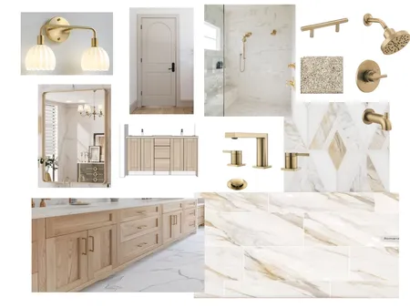 Master bath flip Interior Design Mood Board by katie@aplpartners.org on Style Sourcebook
