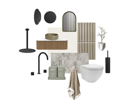 mood board bathroom Interior Design Mood Board by bellamussett on Style Sourcebook