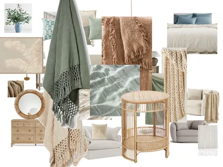 Coastal Style Bedroom Interior Design Mood Board by Sarah Jennifer on Style Sourcebook