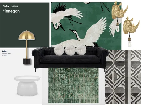 Modern Japanese Tribal Interior Design Mood Board by HouseToHome on Style Sourcebook