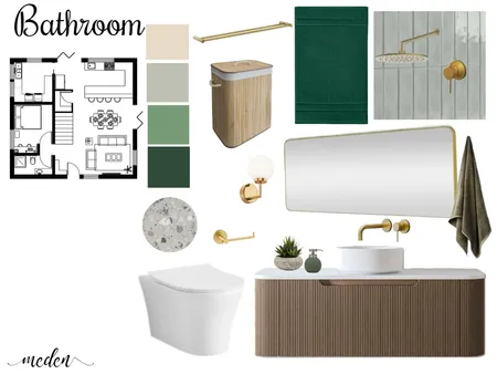 Bathroom 1 Interior Design Mood Board by Sumara du Preez on Style Sourcebook