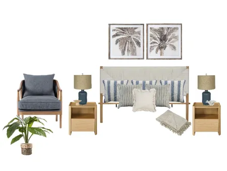 Hamptons Bedroom Four Interior Design Mood Board by MIKI INTERIOR DESIGN on Style Sourcebook