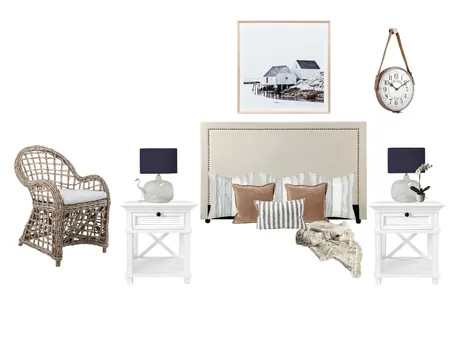Hamptons Bedroom Five Interior Design Mood Board by MIKI INTERIOR DESIGN on Style Sourcebook