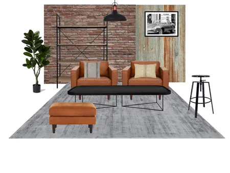 Industrial Sample Board Interior Design Mood Board by AugustoR