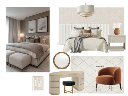 contemporary bedroom Interior Design Mood Board by dalia essam on Style Sourcebook
