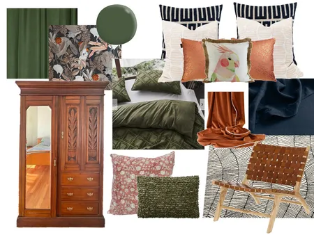 country bedroom. Interior Design Mood Board by Bold and Personal Designs on Style Sourcebook