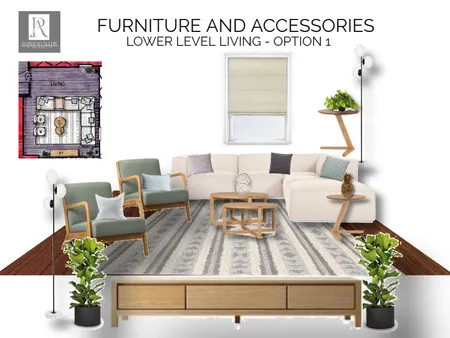 Lower Level Living Furniture Option 1 Interior Design Mood Board by Rebekah A on Style Sourcebook