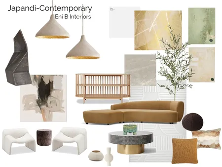 Contemporary Japandi Interior Design Mood Board by EniBHome on Style Sourcebook