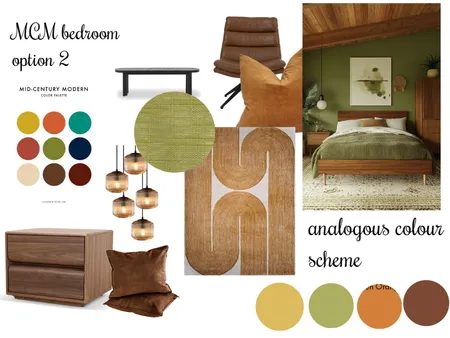 Mcm bedroom option 2 Interior Design Mood Board by DMQuinn on Style Sourcebook