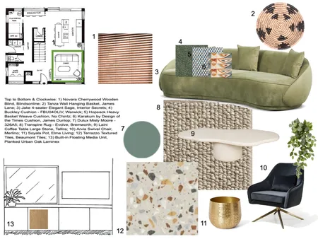 Living Room Sample Board Interior Design Mood Board by Prissilla Rademakers on Style Sourcebook