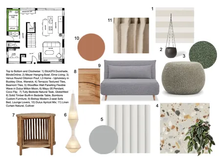 Multipurpose Room Sample Board Interior Design Mood Board by Prissilla Rademakers on Style Sourcebook