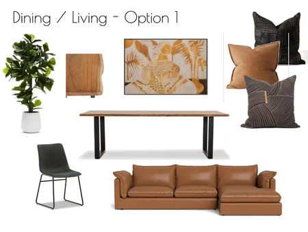 Living / Dining - Option 1 Interior Design Mood Board by alicia@doerrinteriors.com.au on Style Sourcebook