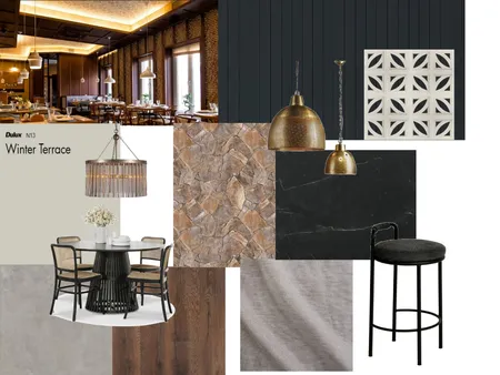 Restaurant Mood Board Interior Design Mood Board by alison.c on Style Sourcebook