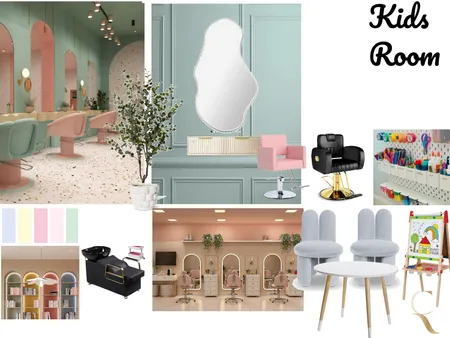 kids section salon Interior Design Mood Board by dimakatso on Style Sourcebook
