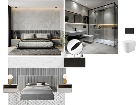 Bachelor bedroom+ bathroom Interior Design Mood Board by dimakatso on Style Sourcebook