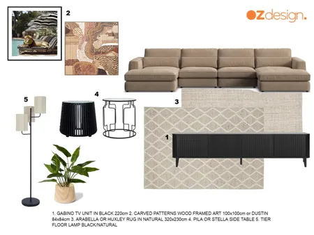 Main Living - Maree Ratcliffe Interior Design Mood Board by Oz Design