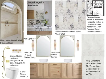 Reid Ensuite Interior Design Mood Board by staged design on Style Sourcebook