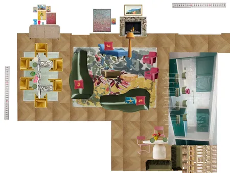 Great Room Space Planning Scale Interior Design Mood Board by dl2407 on Style Sourcebook