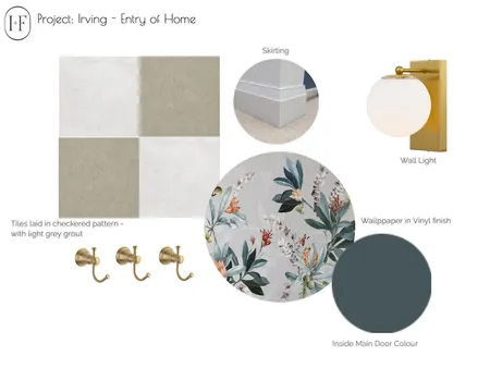 Irving Entry Interior Design Mood Board by Ivy + Finch Design on Style Sourcebook