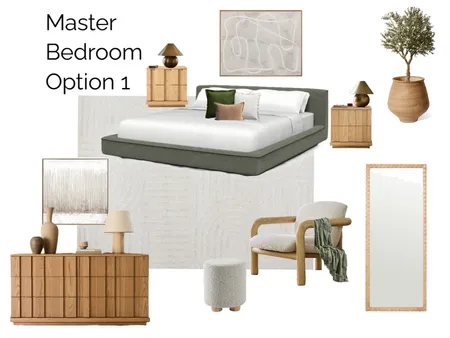 Master Bedroom Option 1 a Interior Design Mood Board by Kylie W on Style Sourcebook